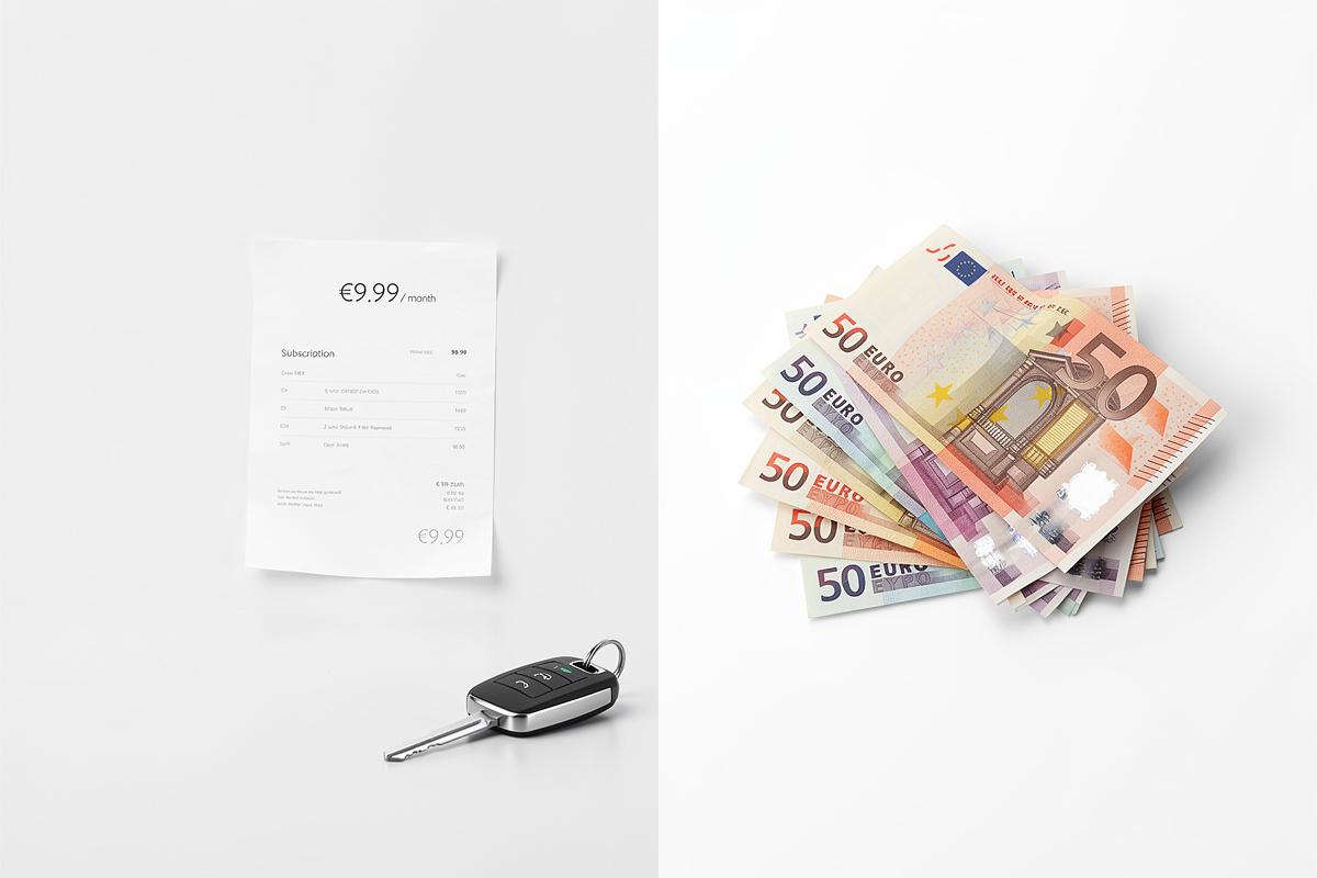 Comparaison visuelle entre le coût d'un service de gestion d'appels et le chiffre d'affaires récupéré par un garage