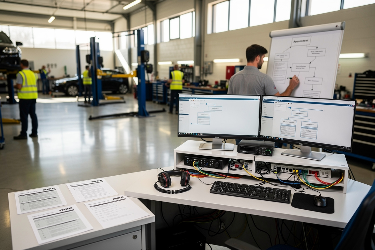 Mise en place d’un assistant IA garage avec prérequis techniques, supervision humaine et organisation atelier