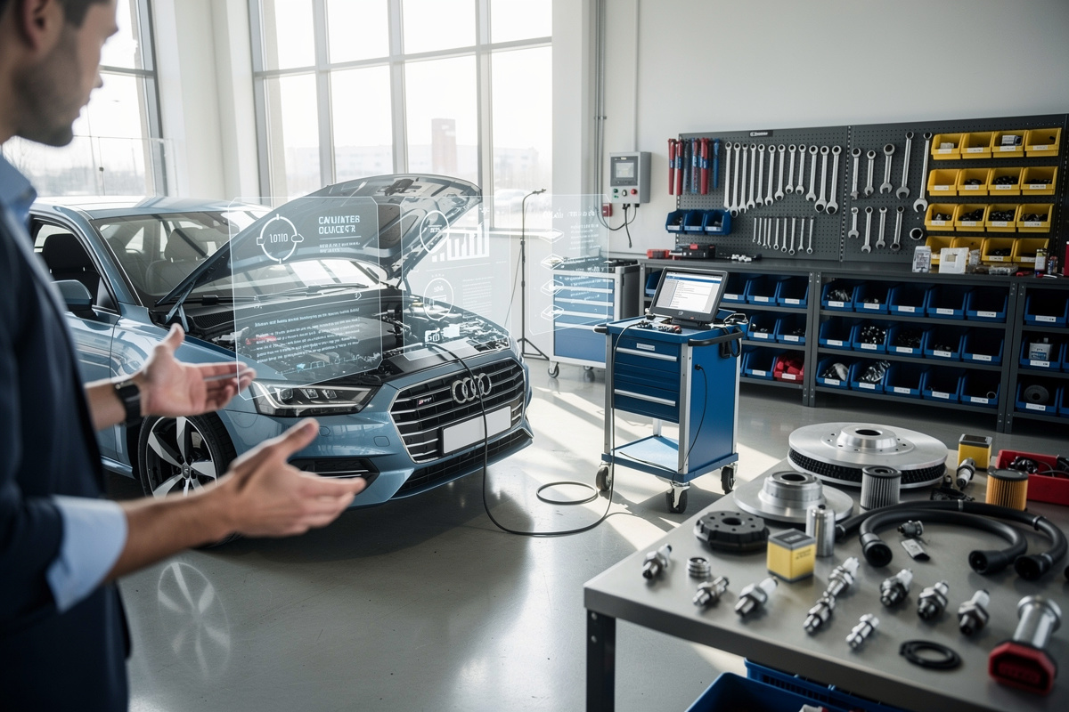 assistant téléphonique IA garage pour qualifier un bruit, des symptômes et des besoins atelier