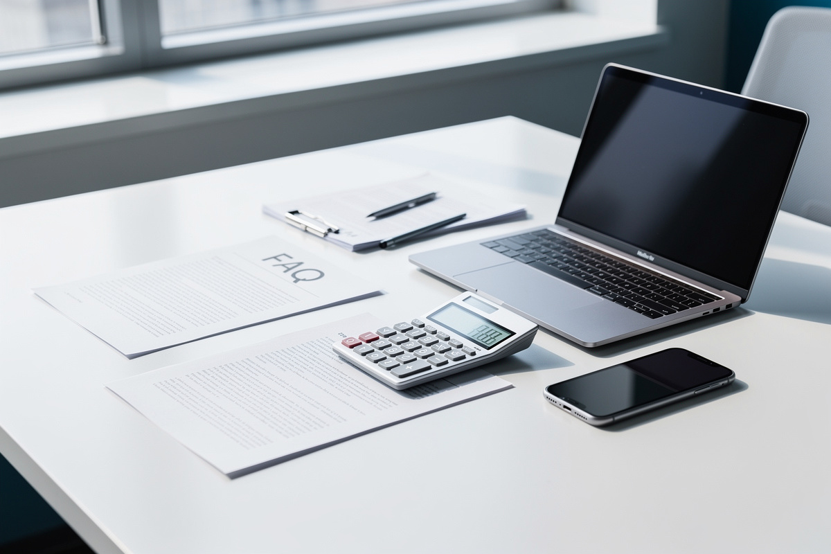 Budget permanence telephonique : une scène claire et professionnelle pour illustrer la FAQ sur les prix.