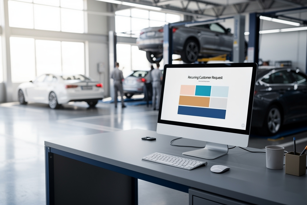 Garage avec chatbot service client pour automatiser les demandes récurrentes les plus fréquentes
