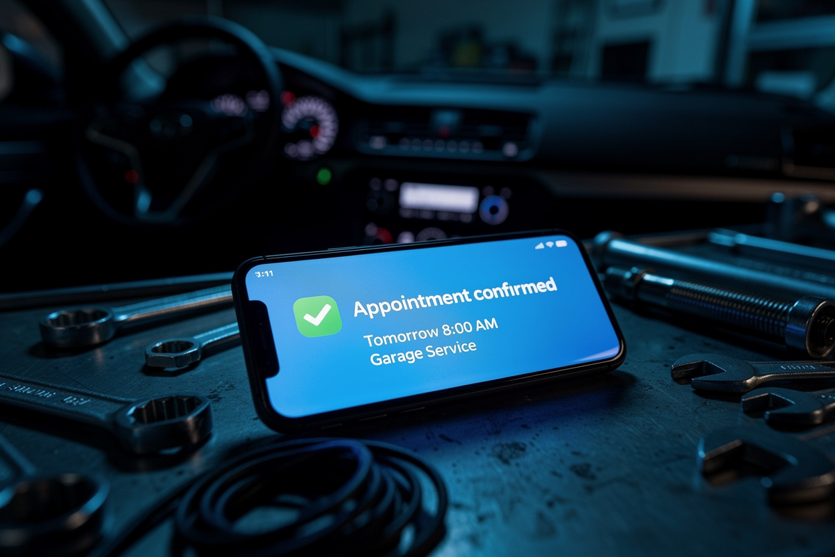 Réservation automatique de rendez-vous confirmée la nuit par un chatbot vocal sans intervention humaine