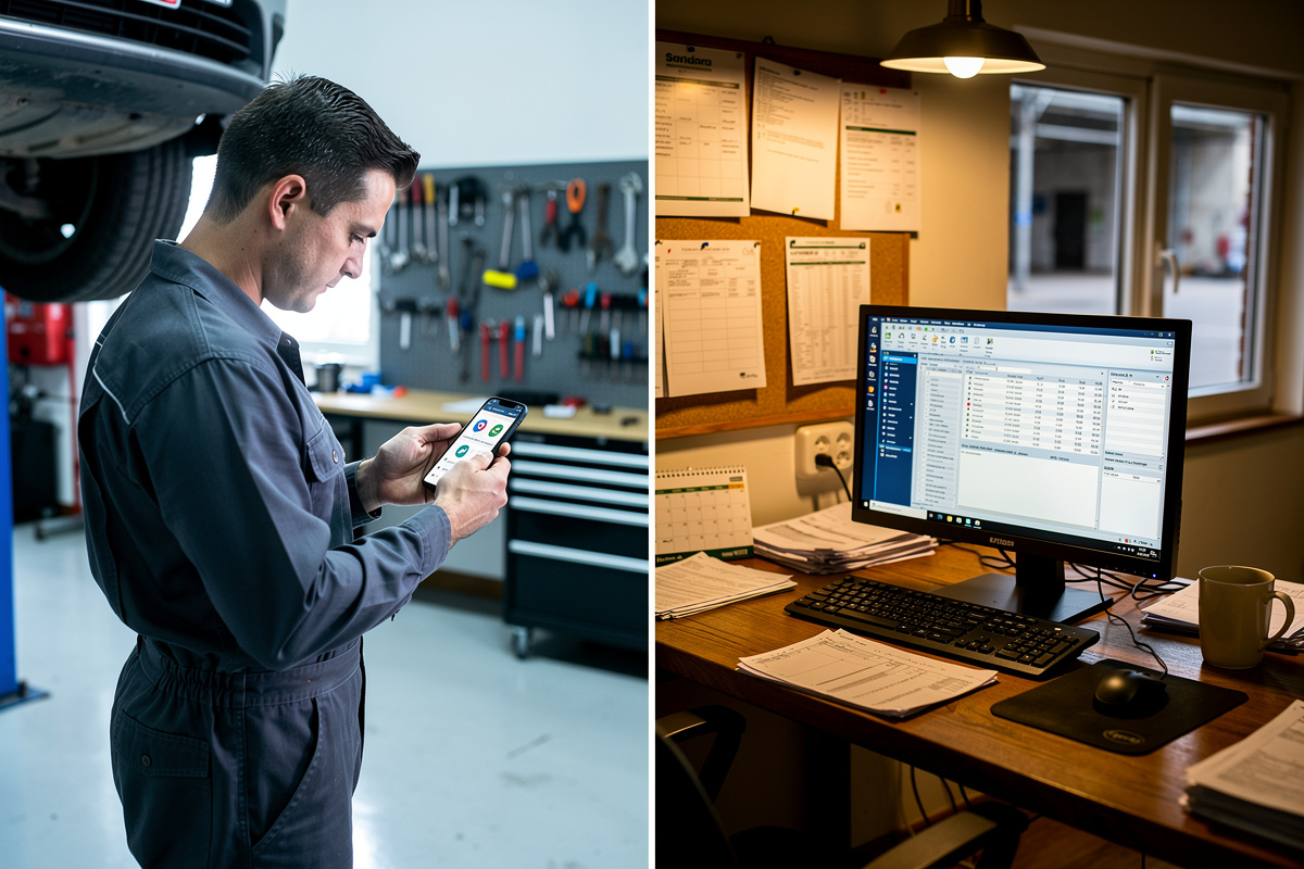 Comparaison entre logiciel garage SaaS cloud et solution installée en local dans un atelier