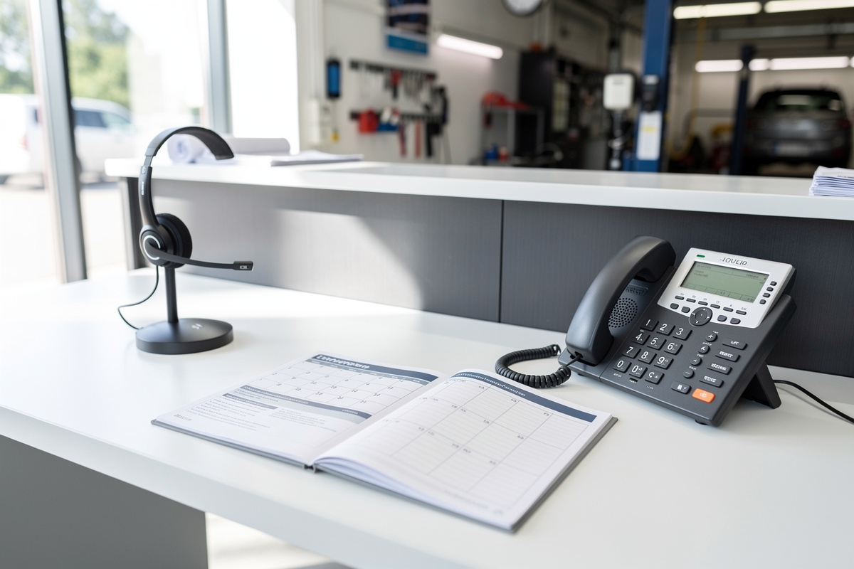 Script d’appel et prise de rendez-vous pour un secrétariat à distance en garage
