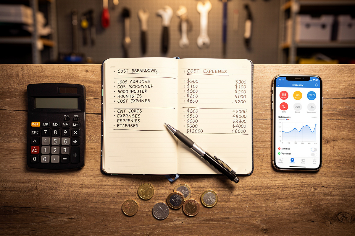 Analyse du coût d'un standard téléphonique automatique pour un garage indépendant en 2026