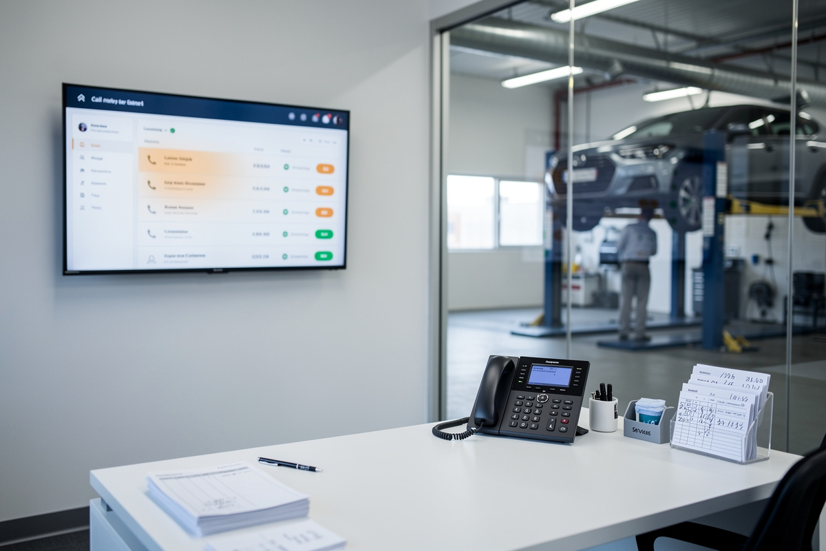 Gestion des appels d’un garage avec standard téléphonique virtuel et organisation des demandes