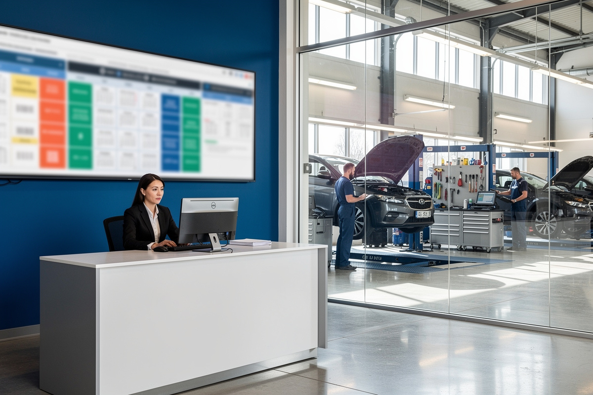 Télésecrétariat automobile relié au planning atelier et aux outils de prise de rendez-vous