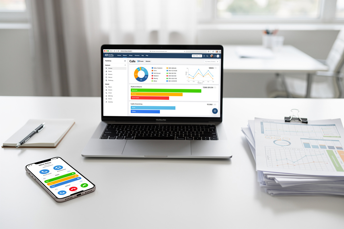 Suivi des indicateurs d’accueil téléphonique entreprise avec appels et statistiques