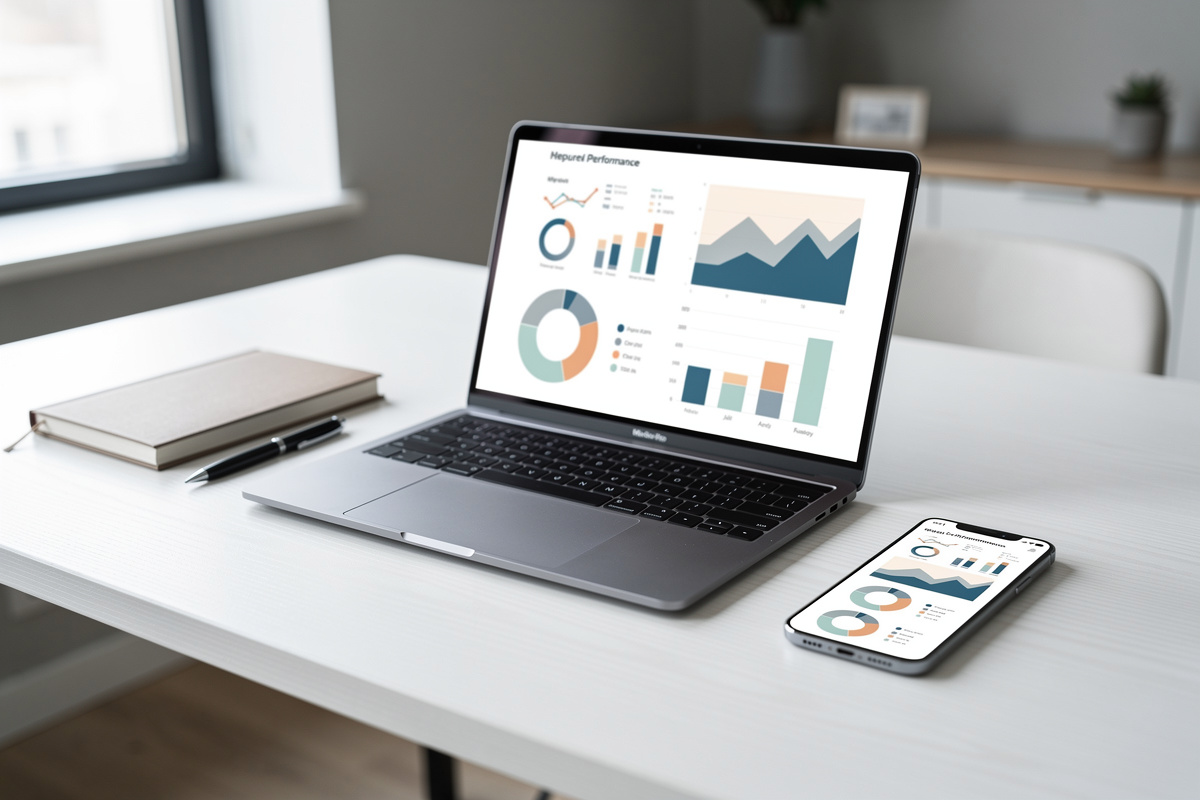 Mini tableau de bord pour suivre l’accueil téléphonique entreprise et les appels manqués