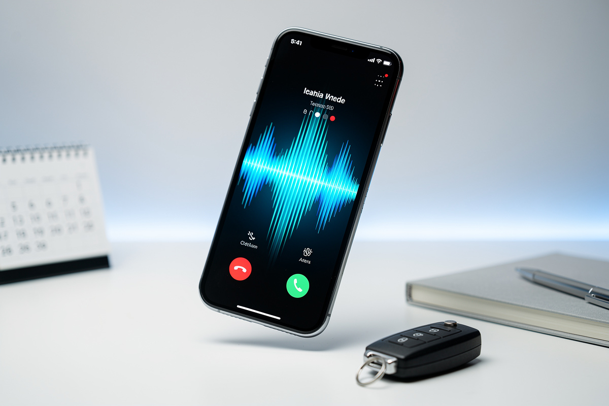 Voicebot auto-école en action sur smartphone, capable de comprendre et traiter une demande de réservation de leçon de conduite