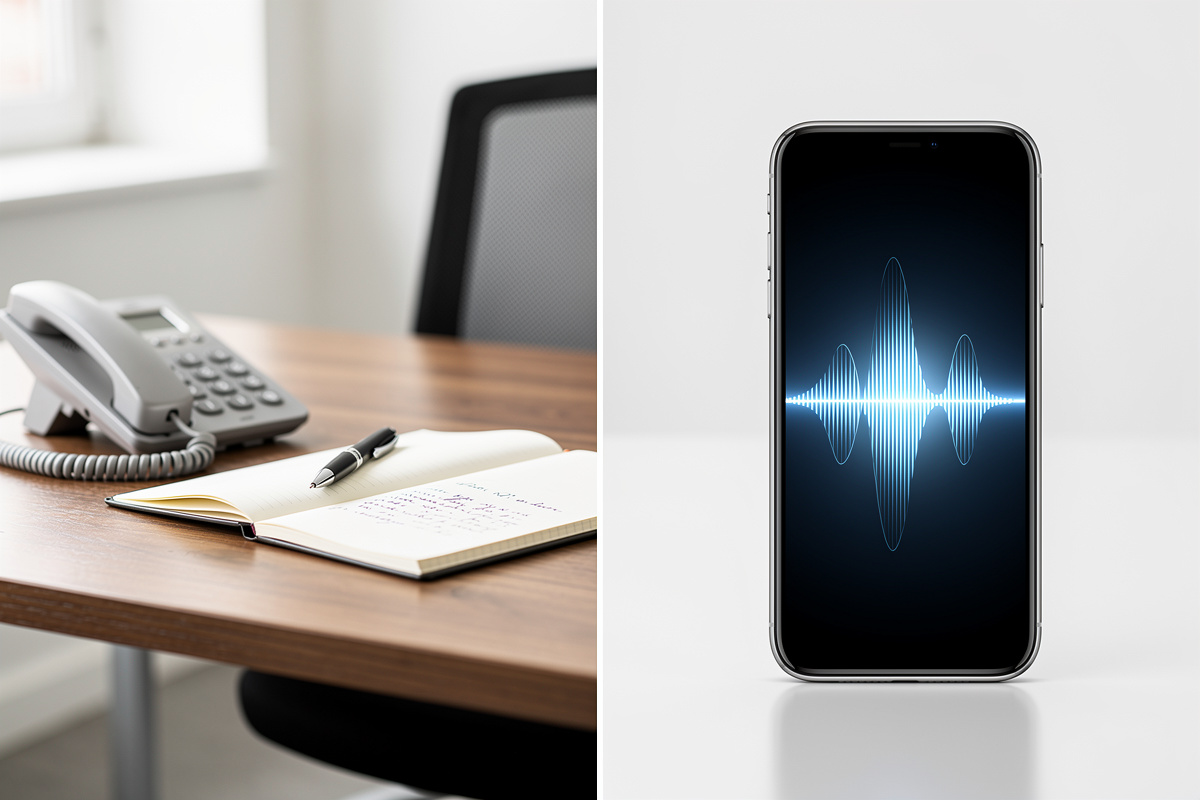 Comparaison chiffrée entre secrétaire externalisée et assistant vocal IA pour artisans en 2026