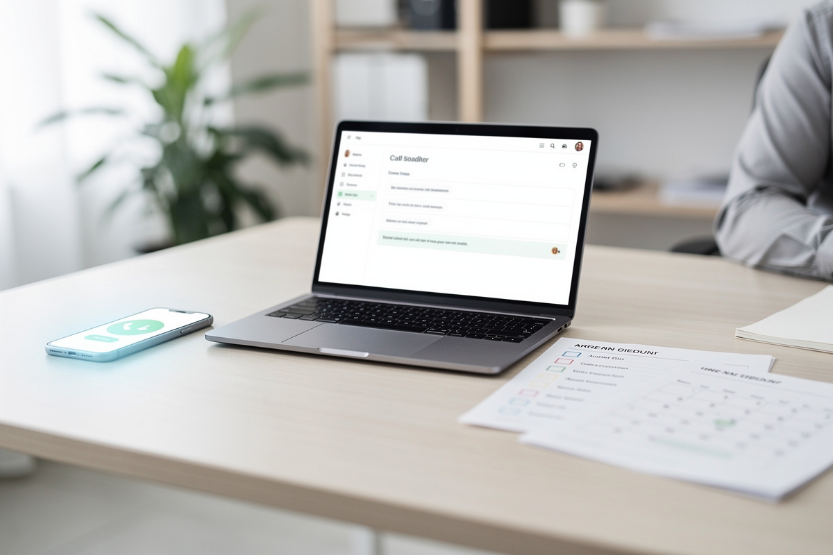 FAQ sur le repondeur professionnel avec téléphone, notes d’appels et ordinateur