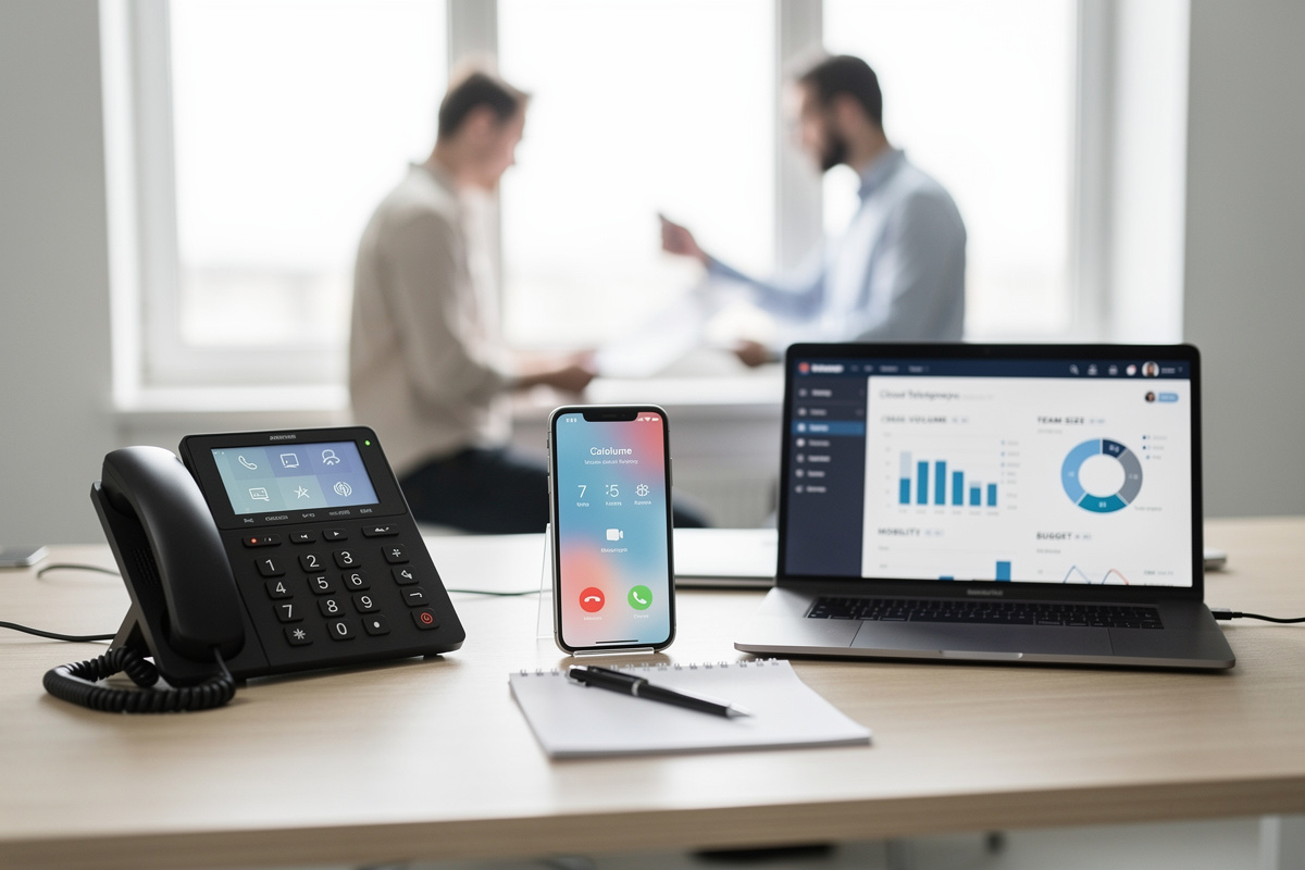 Choix du canal de repondeur professionnel selon le volume d’appels, l’équipe, la mobilité et le budget.