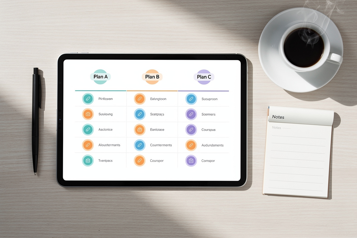 Tableau comparatif des solutions d'accueil téléphonique selon les besoins des artisans