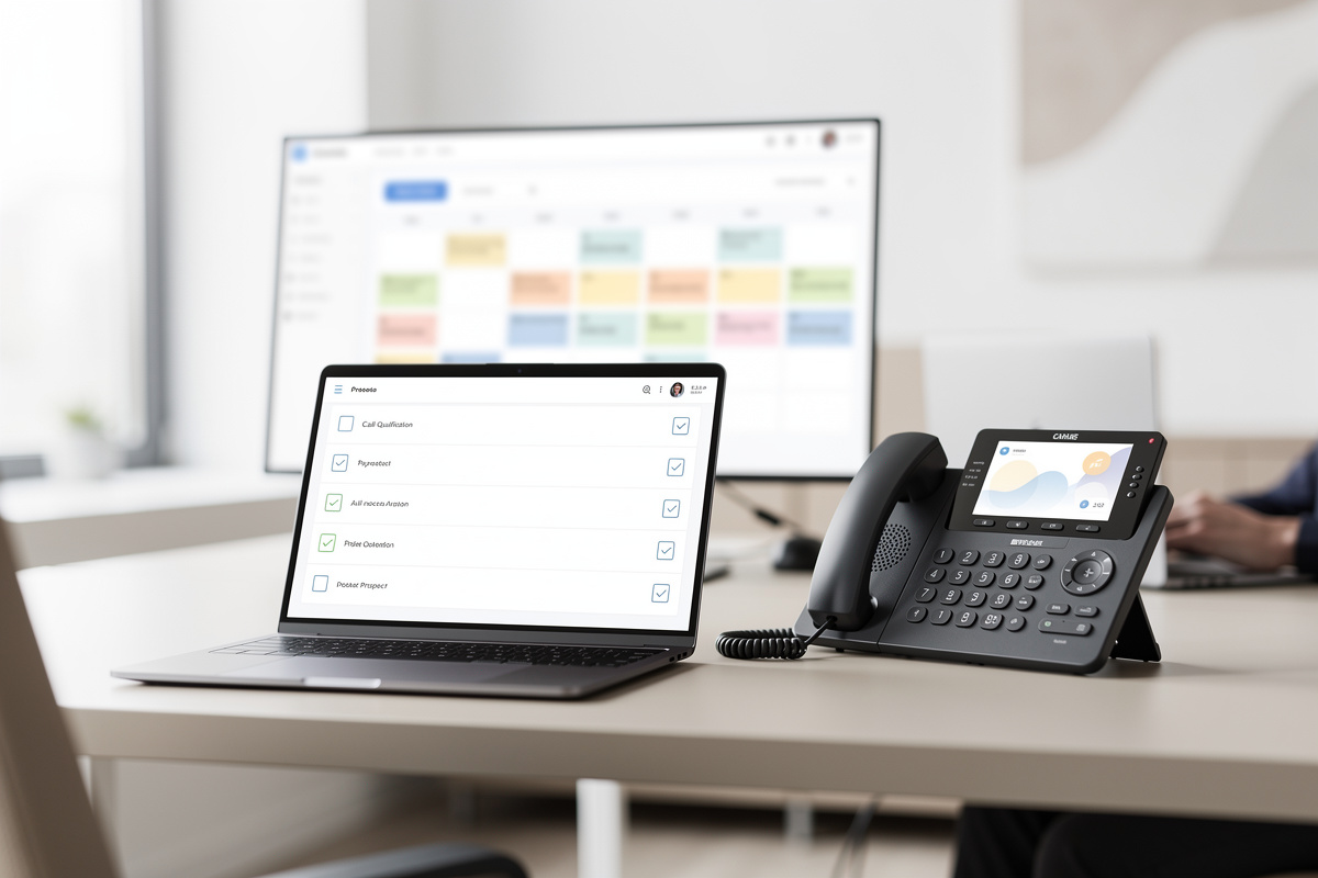 Interface de qualification téléphonique pour assistant vocal auto école avec prise de rendez-vous