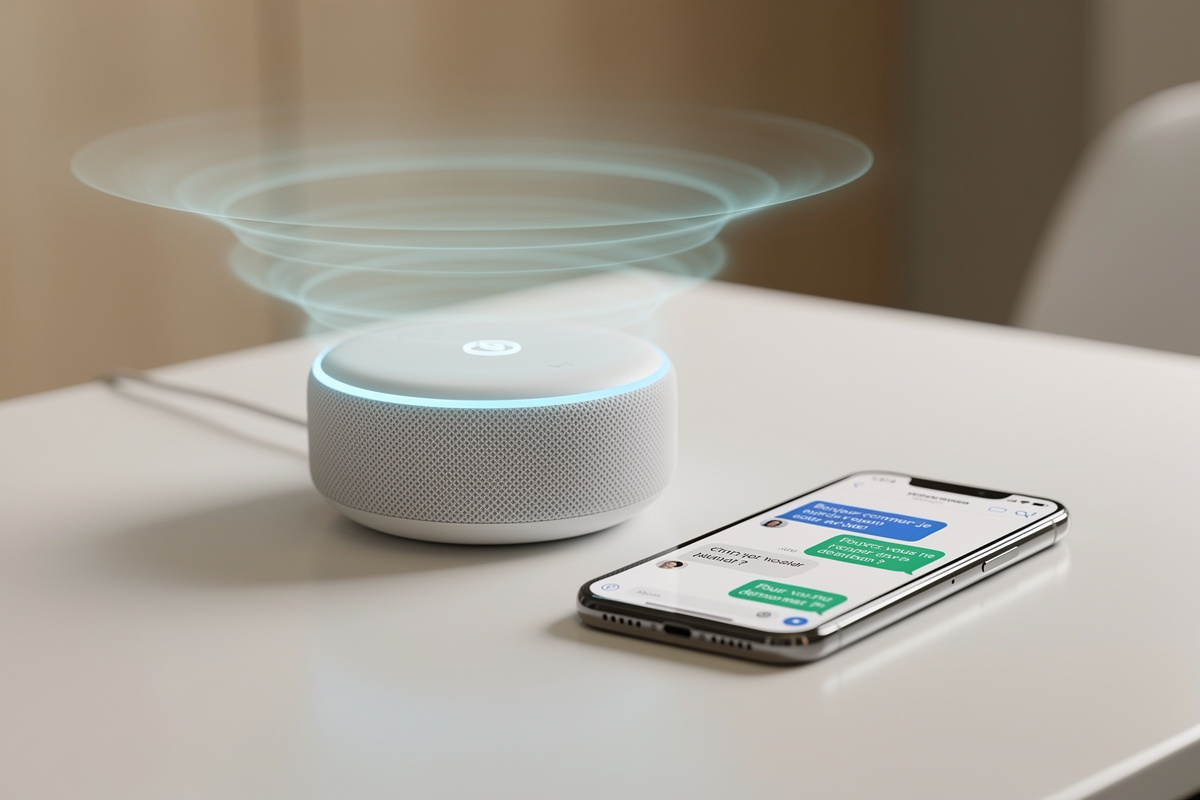 Interface d'assistant vocal IA comprenant le langage naturel pour répondre aux appels d'une auto-école