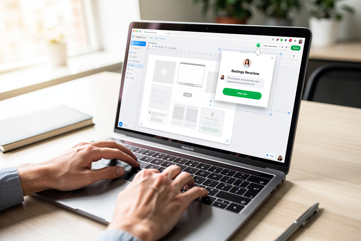 Installation étape par étape d'un chatbot gratuit sur un site auto-école via glisser-déposer