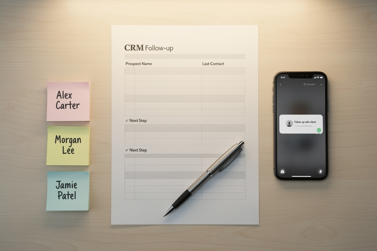 Tableau de suivi des prospects non inscrits avec rappels planifiés pour relancer efficacement après un premier appel en auto-école