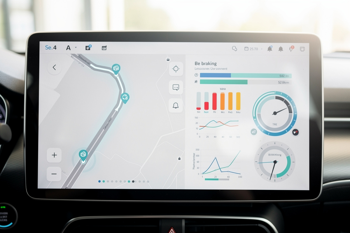Interface ia auto école montrant les indicateurs de progression d’un élève en conduite.