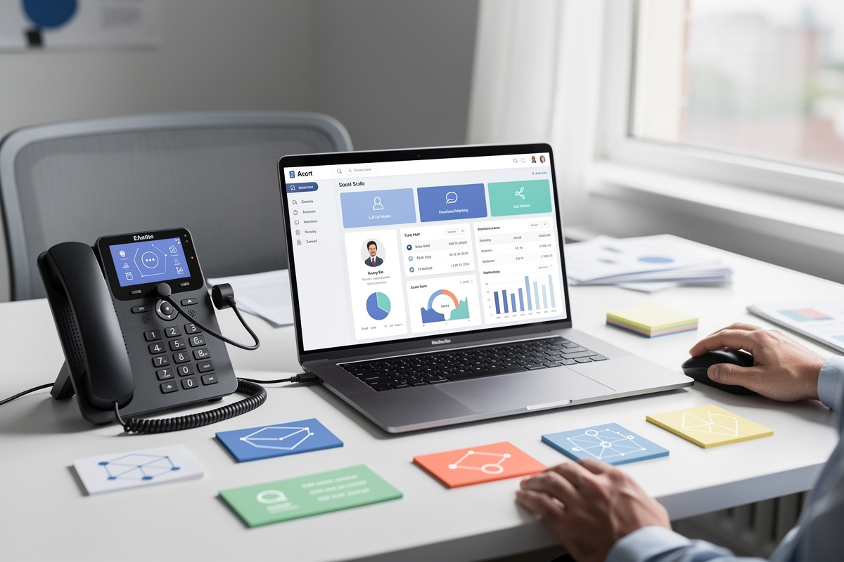Intégration du standard téléphonique automatique au CRM et aux outils métiers