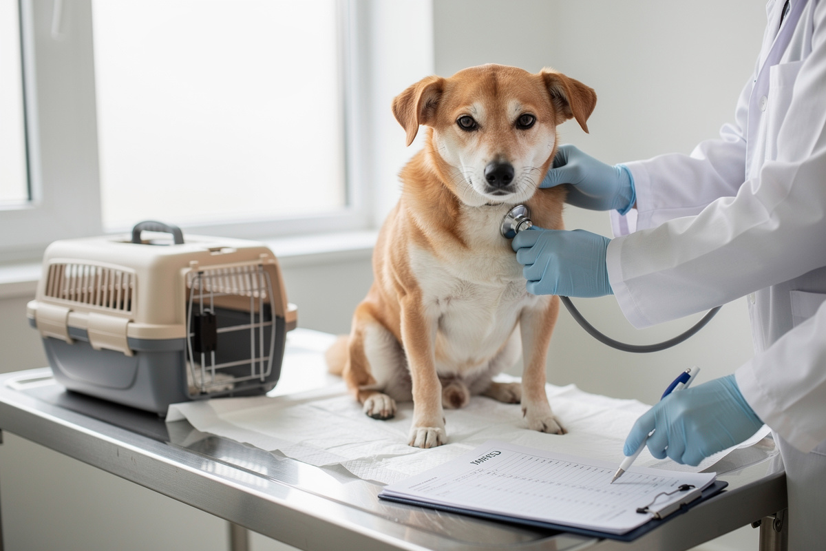 Consultation vétérinaire prix avec examen de base d’un chien et d’un chat