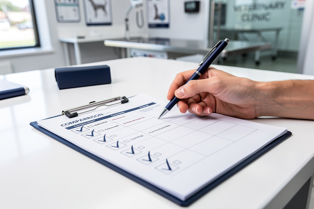 Checklist de critères pour choisir une IA vocale vétérinaire adaptée au rapport qualité-prix du cabinet