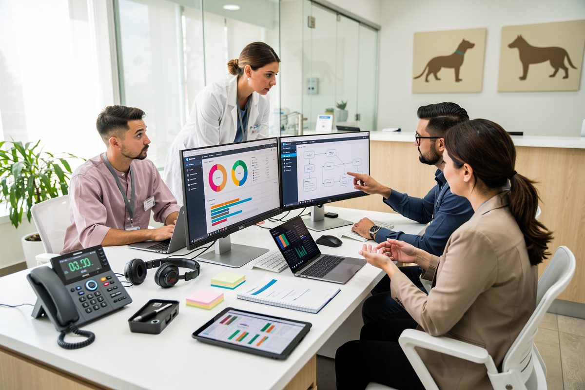 Déploiement progressif d’une ia vocale vétérinaire en production dans un cabinet.