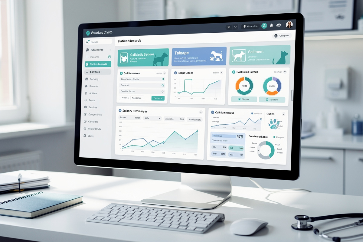 IA vocale vétérinaire et dossier patient avec données structurées pour le logiciel de gestion