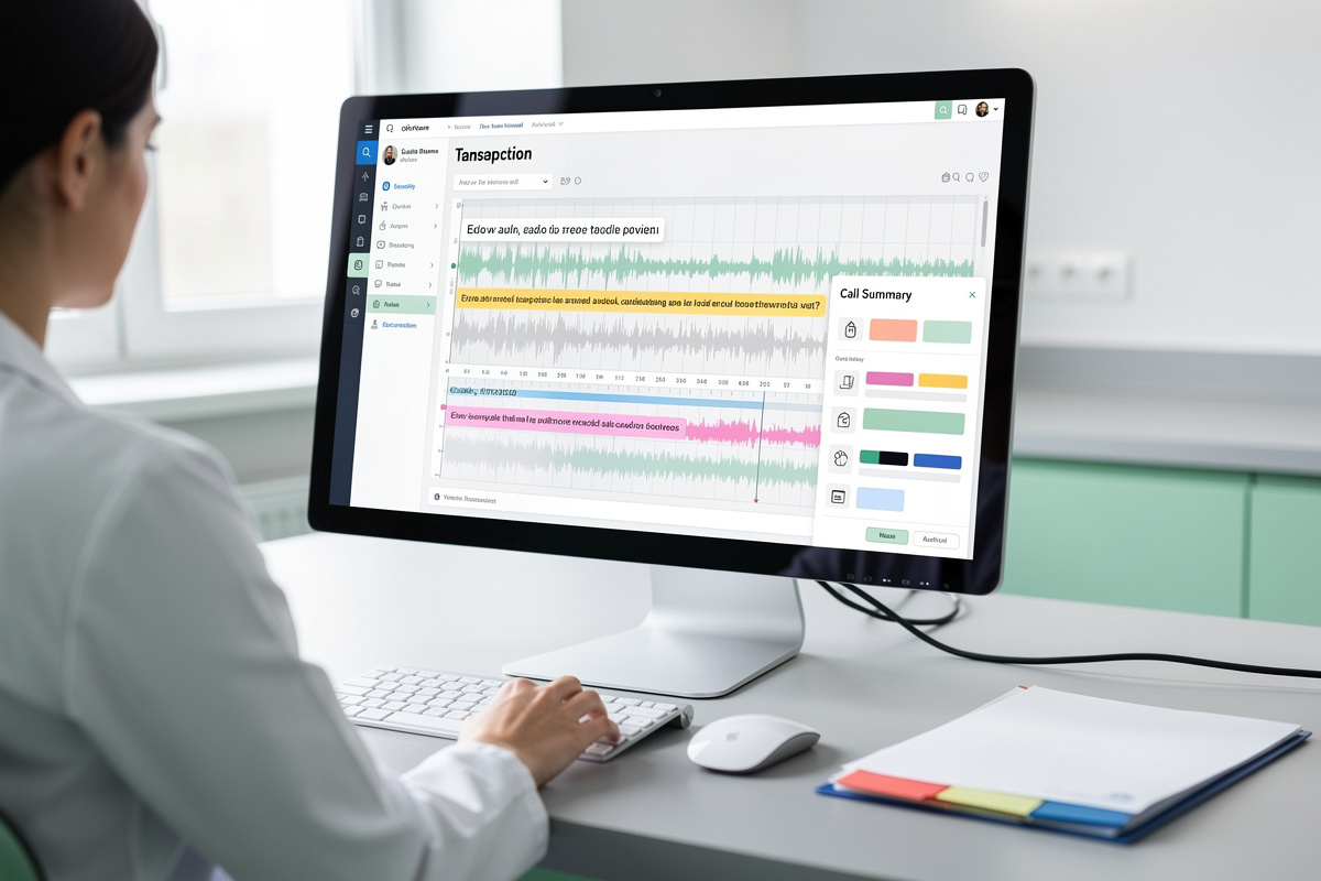 Contrôle qualité d’une transcription d’ia vocale veterinaire avec correction d’erreurs de reconnaissance vocale.