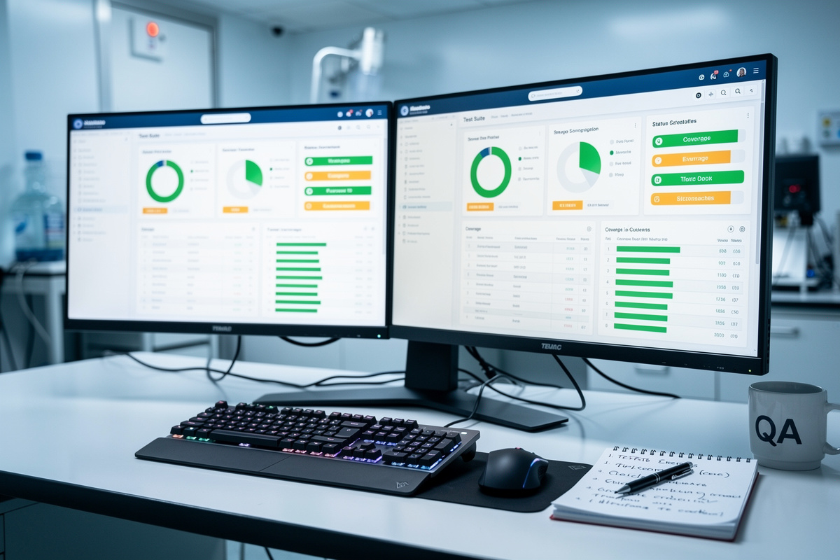 Phase de test en environnement sandbox avant le déploiement live d'un assistant vocal dans un cabinet vétérinaire