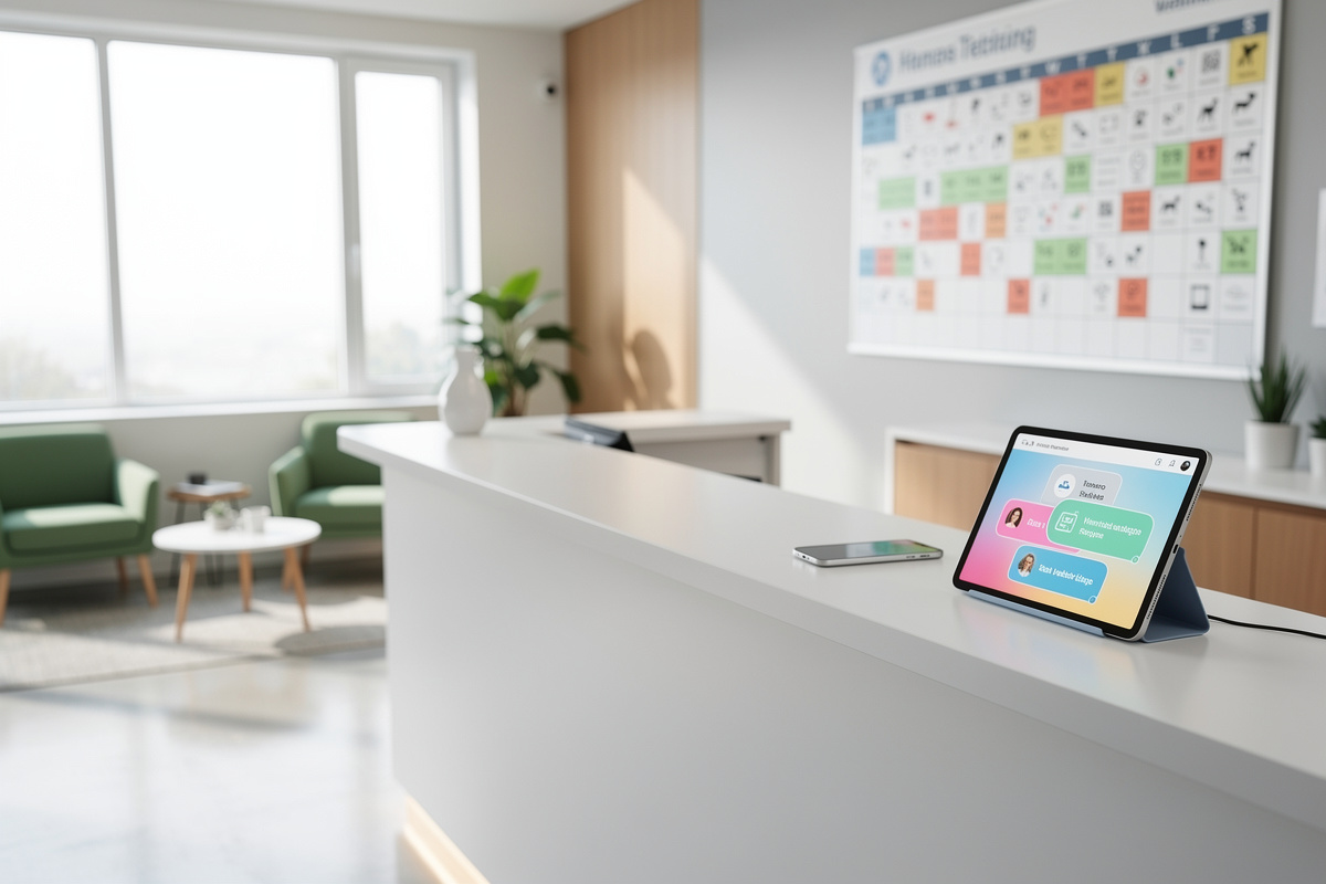 Rappels automatiques de prise de rendez-vous vétérinaire pour limiter les no-show.