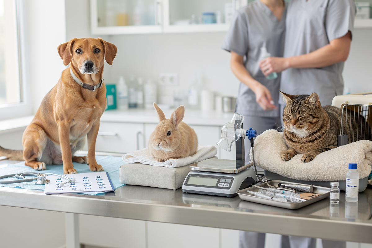 Comparaison du prix consultation vétérinaire selon chien, chat et NAC