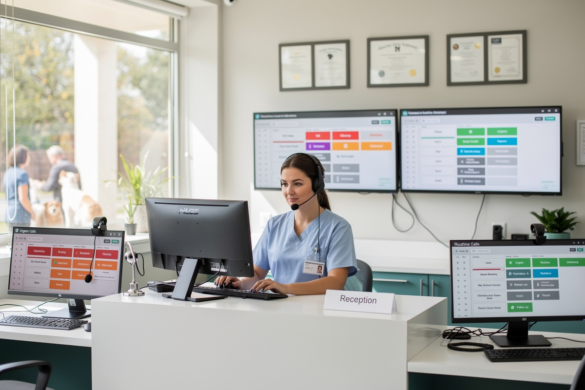 Tri des appels dans un standard téléphonique vétérinaire efficace