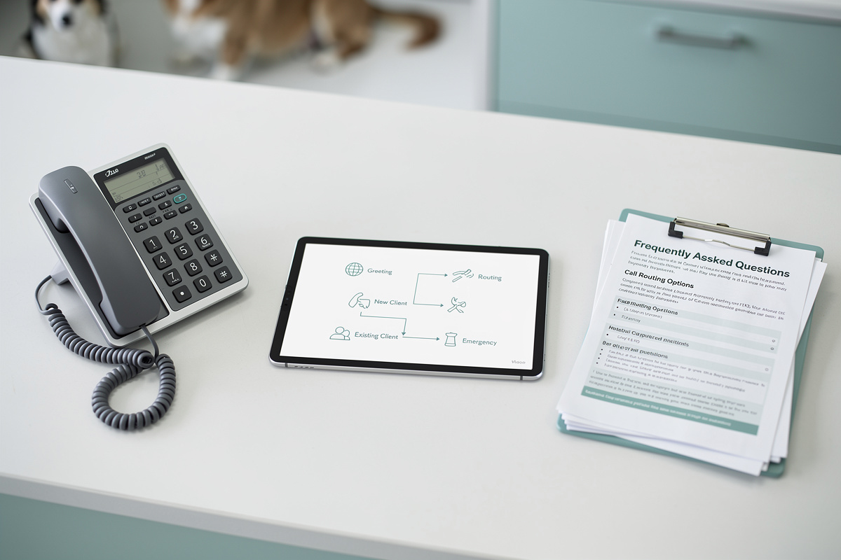 Questions fréquentes sur le standard téléphonique vétérinaire en cabinet