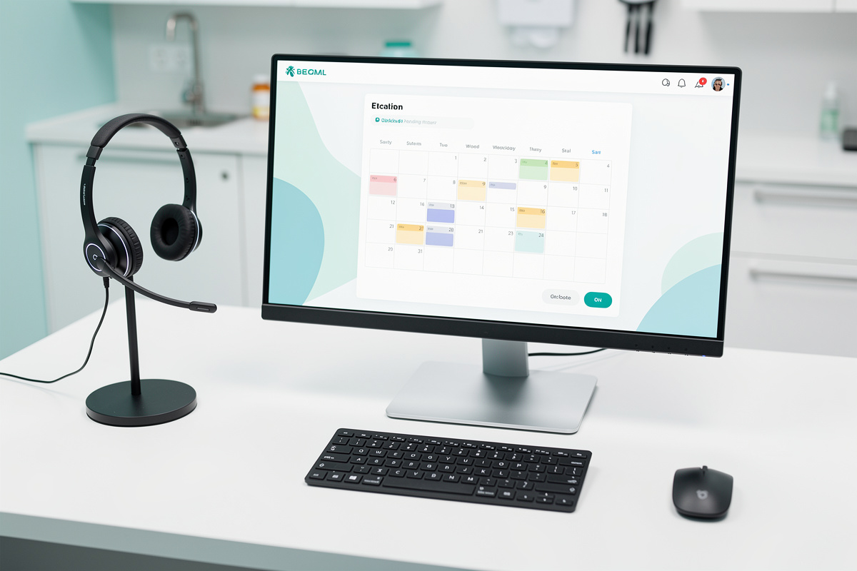 Standard téléphonique vétérinaire relié à l’agenda et au logiciel métier pour la prise de rendez-vous.